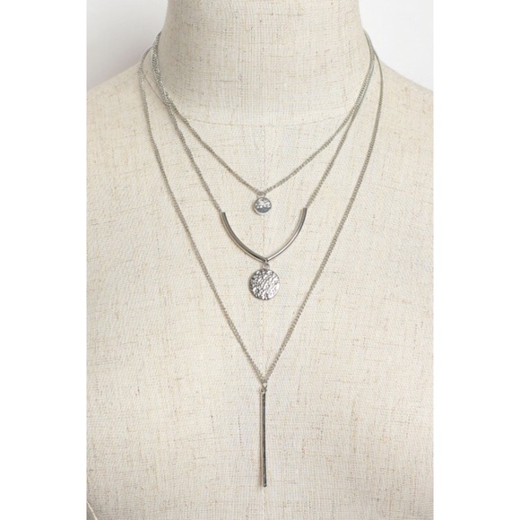 🔵 Three Layer Charm Necklace 🔵 - Picture 8 of 8